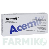 АЦЕМИТ (ACEMIT) таблетки 20 шт - Ацетазоламид ABANTA PHARMA