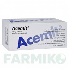 АЦЕМИТ (ACEMIT) таблетки 100 шт - Ацетазоламид ABANTA PHARMA