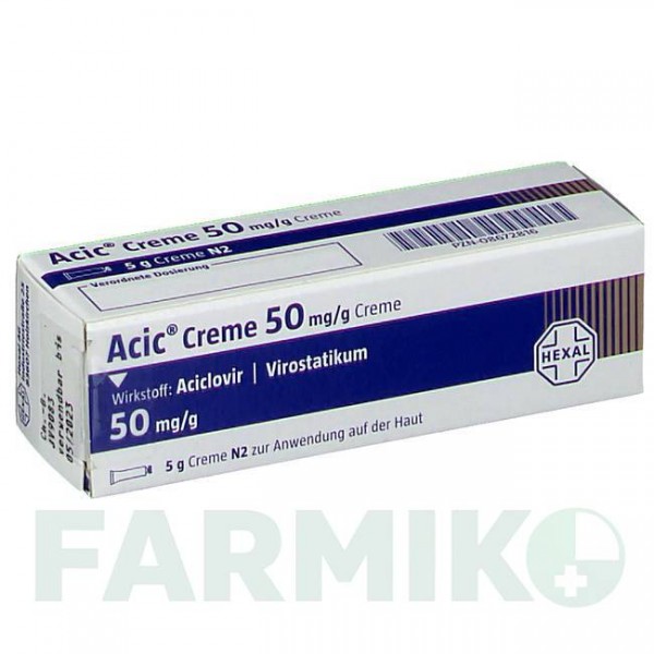 АЦИК (ACIC) крем 5 г - Ацикловір HEXAL