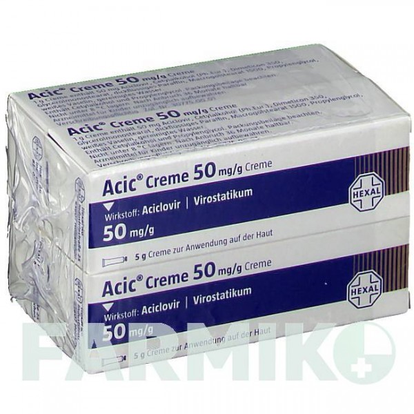 АЦИК (ACIC) крем 4x5 г - Ацикловир HEXAL