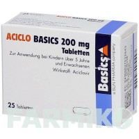 АЦИКЛО (ACICLO) 200 мг таблетки 25 шт - Ацикловир BASICS