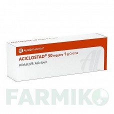 АЦИКЛОСТАД (ACICLOSTAD) 50 мг 1 г крем 20 г - Ацикловір ALIUD PHARMA