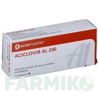 АЦИКЛОВІР (ACICLOVIR) 200 мг таблетки 25 шт - Ацикловір ALIUD PHARMA
