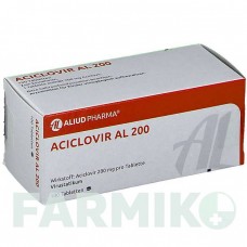 АЦИКЛОВИР (ACICLOVIR) 200 мг таблетки 100 шт - Ацикловир ALIUD PHARMA
