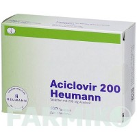 АЦИКЛОВИР (ACICLOVIR) 200 мг таблетки 100 шт - Ацикловир HEUMANN PHARMA