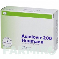 АЦИКЛОВИР (ACICLOVIR) 200 мг таблетки 100 шт - Ацикловир HEUMANN PHARMA