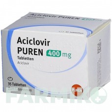 АЦИКЛОВІР (ACICLOVIR) 400 мг таблетки 35 шт - Ацикловір PUREN PHARMA