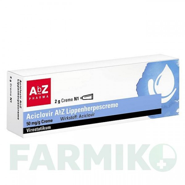 АЦИКЛОВІР (ACICLOVIR) крем 2 г - Ацикловір ABZ PHARMA