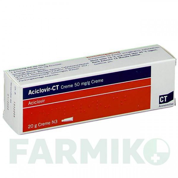 АЦИКЛОВІР (ACICLOVIR) крем 20 г - Ацикловір ABZ PHARMA