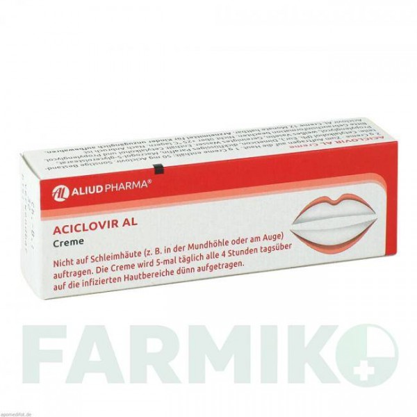 АЦИКЛОВИР (ACICLOVIR) крем 2 г - Ацикловир ALIUD PHARMA