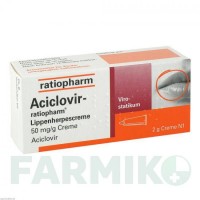 АЦИКЛОВІР (ACICLOVIR) крем 2 г - Ацикловір RATIOPHARM