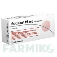 АЦИКУТАН (ACICUTAN) 25 мг капсули 30 шт - Ацитретин DERMAPHARM
