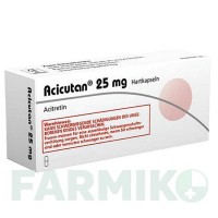 АЦИКУТАН (ACICUTAN) 25 мг капсулы 50 шт - Ацитретин DERMAPHARM