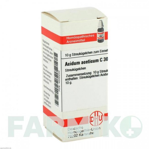 АЦИДУМ АЦЕТИКУМ (ACIDUM ACETICUM) C 30 глобули 10 г - Гомеопатія DHU