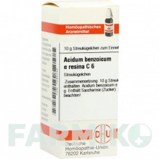 АЦИДУМ БЕНЗОІКУМ (ACIDUM BENZOICUM) C 6 глобули 10 г - Гомеопатія DHU