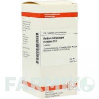 АЦИДУМ БЕНЗОІКУМ (ACIDUM BENZOICUM) D 3 таблетки 200 шт - Гомеопатія DHU