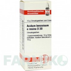 АЦИДУМ БЕНЗОИКУМ (ACIDUM BENZOICUM) D 30 глобули 10 г - Гомеопатия DHU