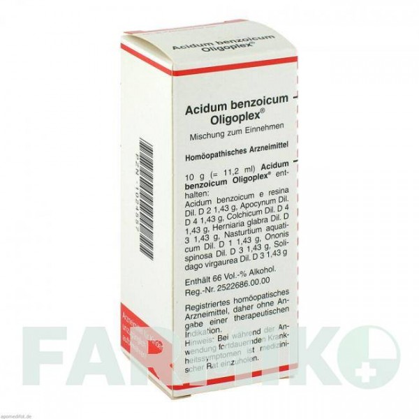 АЦИДУМ БЕНЗОИКУМ (ACIDUM BENZOICUM) жидкость 50 мл - Гомеопатия MEDA PHARMA