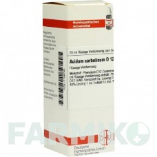 АЦИДУМ КАРБОЛИКУМ (ACIDUM CARBOLICUM) D 12 раствор 20 мл - Гомеопатия DHU
