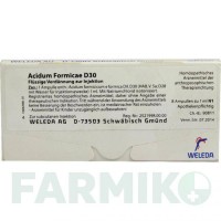 АЦИДУМ ФОРМИКА (ACIDUM FORMICAE) D 30 ампулы 8 шт - Гомеопатия WELEDA