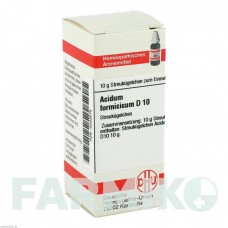 АЦИДУМ ФОРМИЦИКУМ (ACIDUM FORMICICUM) D 10 глобули 10 г - Гомеопатия DHU