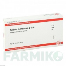 АЦИДУМ ФОРМИЦИКУМ (ACIDUM FORMICICUM) D 200 ампулы 8x1 мл - Гомеопатия DHU