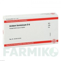 АЦИДУМ ФОРМІЦИКУМ (ACIDUM FORMICICUM) D 6 ампули 8x1 мл - Гомеопатія DHU