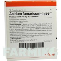 АЦИДУМ ФУМАРИКУМ (ACIDUM FUMARICUM) ампулы 10 шт - Гомеопатия BIOLOGISCHE HEILMITTEL HEEL