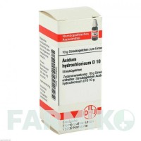 АЦИДУМ ГИДРОХЛОРИКУМ (ACIDUM HYDROCHLORICUM) D 10 глобули 10 г - Гомеопатия DHU