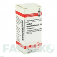 АЦИДУМ ГИДРОФЛЮОРИКУМ (ACIDUM HYDROFLUORICUM) C 200 глобули 10 г - Гомеопатия DHU