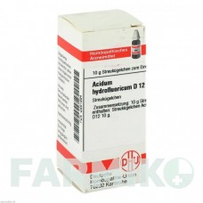 АЦИДУМ ГИДРОФЛЮОРИКУМ (ACIDUM HYDROFLUORICUM) D 12 глобули 10 г - Гомеопатия DHU