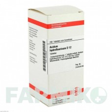 АЦИДУМ ГІДРОФЛЮОРИКУМ (ACIDUM HYDROFLUORICUM) D 12 таблетки 200 шт - Гомеопатія DHU