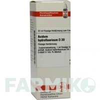 АЦИДУМ ГІДРОФЛЮОРИКУМ (ACIDUM HYDROFLUORICUM) D 30 розчин 20 мл - Гомеопатія DHU