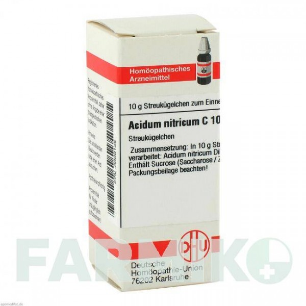 АЦИДУМ НИТРИКУМ (ACIDUM NITRICUM) C 100 глобули 10 г - Гомеопатия DHU