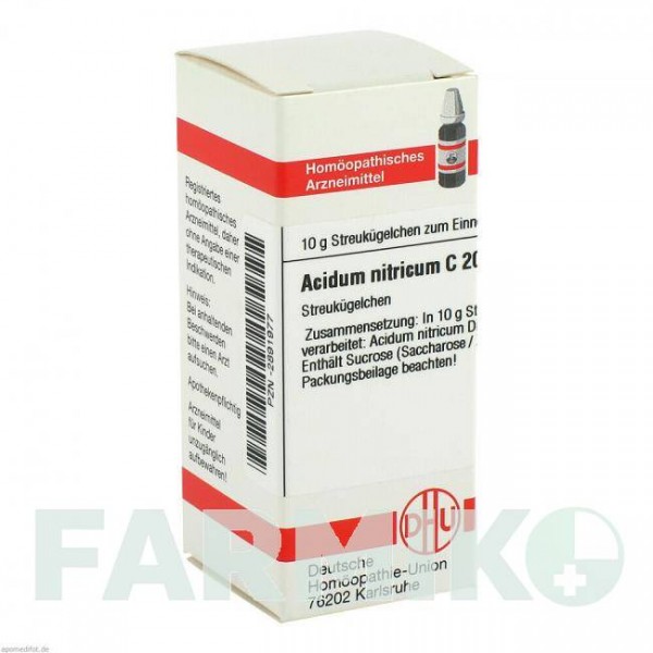 АЦИДУМ НИТРИКУМ (ACIDUM NITRICUM) C 200 глобули 10 г - Гомеопатия DHU