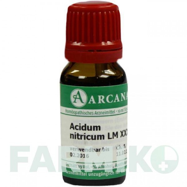 АЦИДУМ НИТРИКУМ (ACIDUM NITRICUM) LM 30 раствор 10 мл - Гомеопатия ARCANA DR.SEWERIN