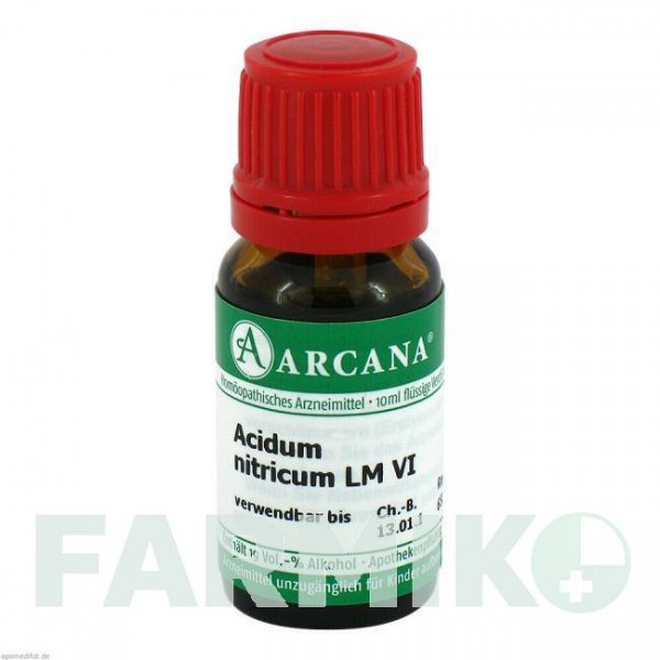 АЦИДУМ НИТРИКУМ (ACIDUM NITRICUM) LM 6 раствор 10 мл - Гомеопатия ARCANA DR.SEWERIN