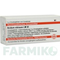 АЦИДУМ НИТРИКУМ (ACIDUM NITRICUM) LM VI глобули 5 г - Гомеопатия DHU
