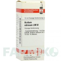 АЦИДУМ НИТРИКУМ (ACIDUM NITRICUM) LM VI раствор 10 мл - Гомеопатия DHU