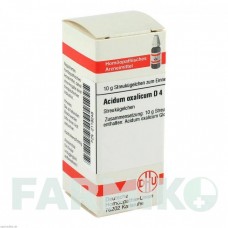 АЦИДУМ ОКСАЛИКУМ (ACIDUM OXALICUM) D 4 глобули 10 г - Гомеопатия DHU