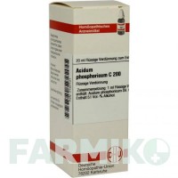 АЦИДУМ ФОСФОРИКУМ (ACIDUM PHOSPHORICUM) C 200 раствор 20 мл - Гомеопатия DHU