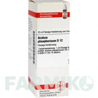 АЦИДУМ ФОСФОРИКУМ (ACIDUM PHOSPHORICUM) D 12 розчин 20 мл - Гомеопатія DHU
