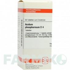 АЦИДУМ ФОСФОРИКУМ (ACIDUM PHOSPHORICUM) D 4 таблетки 80 шт - Гомеопатия DHU