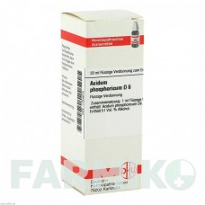 АЦИДУМ ФОСФОРИКУМ (ACIDUM PHOSPHORICUM) D 6 раствор 20 мл - Гомеопатия DHU