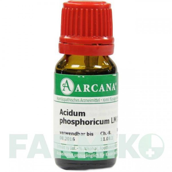 АЦИДУМ ФОСФОРИКУМ (ACIDUM PHOSPHORICUM) LM 18 розчин 10 мл - Гомеопатія ARCANA DR.SEWERIN