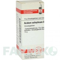 АЦИДУМ САЛІЦИЛІКУМ (ACIDUM SALICYLICUM) D 4 глобули 10 г - Гомеопатія DHU