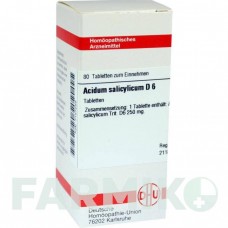 АЦИДУМ САЛИЦИЛИКУМ (ACIDUM SALICYLICUM) D 6 таблетки 80 шт - Гомеопатия DHU