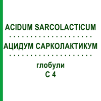 АЦИДУМ САРКОЛАКТИКУМ (ACIDUM SARCOLACTICUM) C 4 глобули 10 г - Гомеопатія DHU