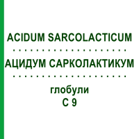 АЦИДУМ САРКОЛАКТИКУМ (ACIDUM SARCOLACTICUM) C 9 глобули 10 г - Гомеопатія DHU