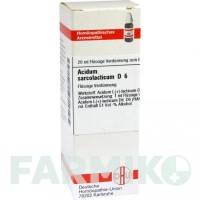 АЦИДУМ САРКОЛАКТИКУМ (ACIDUM SARCOLACTICUM) D 6 розчин 20 мл - Гомеопатія DHU